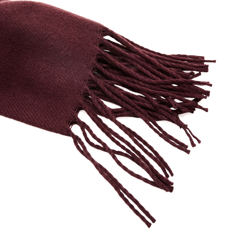 Fine-knit scarf "Holm" Burgundy 2